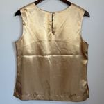 Danny & Nicole  Gold Sleeveless Dressy Top Size 10 Photo 1