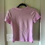 Good American  Medium Washed Purple Tee Shirt Photo 4