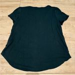 Emory park Teal Green Criss Cross Shirt Photo 3