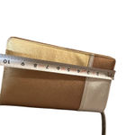 Vintage Elka Metallic Colorblock Purse Shoulder Bag Flap Closure Y2K Vintage Gold Photo 10