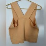 House Of Harlow 1960 Compression Knit Square Neck Tank in Desert Mist Orange Size M Photo 2