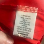 Love Tree size medium. Red and white floral embroidered skirt Photo 2