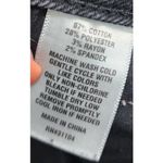 True Craft Distressed Hem Jeans Ripped‎ Knee Black Wash Denim Size 26 Photo 4