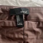 Brown straight leg leather pants Size M Photo 2