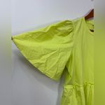 A New Day  Lime Green Summer Mini Dress size L Photo 2
