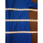 Talbots Womens Open Cardigan Knit Blue Sz Small Spring Easter Flared Slit Sleeve Photo 10