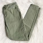 Old Navy Rockstar super skinny sage green jeans size 4 Photo 6