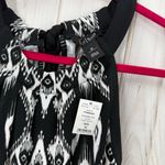 White House | Black Market WHBM Women’s Medium Halter Black White Tunic New Photo 1