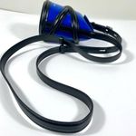 Alexander McQueen Mini The Curve Leather Crossbody Bag Electric Blue NEW Photo 14