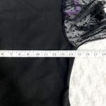 Lulus NEW Save a Spot Black Mock Neck Polka Dot Long Sleeve Bodysuit S Photo 7