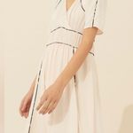 Ba&sh Flavie Poudre Crepe Beige Dress Photo 3