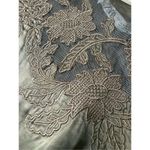 ZARA Limited Edition Chocolate Brown Embroidered Camisole Size S Photo 8