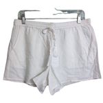 ANDIE NWT The Short White Elastic Waist Drawstring Side Pockets Casual Shorts M Photo 0