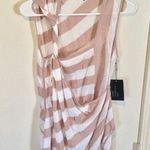 L.A.M.B. women's XS cotton linen blend twisty tank Photo 2