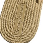 Tommy Bahama Women's Metallic Flip Flop Sandals Beige Size 10 Casual Photo 3