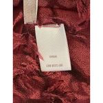 Nordstrom Collection Scarf Womens One Size Pink Cashmere Silk Abstract Fringe Photo 7