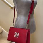 Steve Madden  NWT BTilt 2 Crimson Red W/Rhinestone SM Logo Crossbody Photo 2