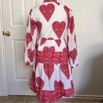 Victoria Dunn Pink and Red 100% Cotton Dress Size XS Photo 6