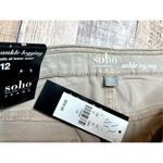 Soho NY&C Gray Tapered Leg Exposed Zippers Ankle Jeans 12 Y2k Hipster Punk NWT Photo 8