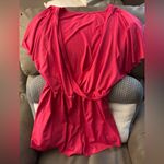 Halara  Bold Pink Shorts Romper Photo 0