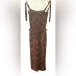 Socialite Brown and Black Patterned Wide Leg Pants NWOT Photo 4