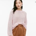 Madewell  Open Knit Cotton Linen Blend Sweater Size M Photo 2