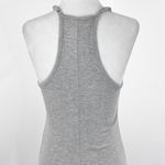 Miken New Racerback Side Slit Cover Up Maxi Dress Heather Grey Photo 9
