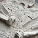 American Eagle Peachy Pink Denim Jacket Photo 1