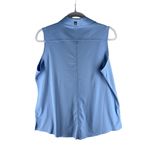 Belyn Key Womens Tops Size L‎ Stretch Sleeveless Polo Blue Size L Photo 1