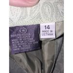 Vintage Giorgio Sant Angelo Light Green Paisley Skirt Suit Set‎ Size 14 Photo 5