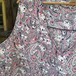 Terra & Sky  Paisley Sleeveless Blouse - Pink and White and Blue 2X Photo 2