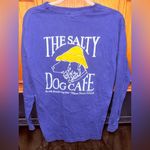 Salty Dog Cafe Woman’s Blue Long Sleeve Shirt “”. EUC Photo 1