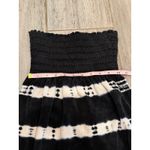 Juicy Couture Vintage  Dress Womens XS Black White Stripes Strapless Y2K Boho Photo 4