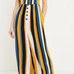 Urban Outfitters  Tootsie Striped Button Jumpsuit Photo 0