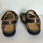 Clarks Un Vasha Sandal Bronze Leather Strappy Velcro Adjustable Fit Size 7 Photo 5
