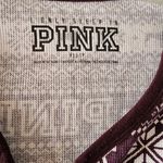 PINK - Victoria's Secret Victoria's Secret PINK Thermal Holiday Dog Logo Burgundy Long Sleeve PJ Size XS Photo 1