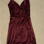 Windsor Maroon  corset dress  Photo 0