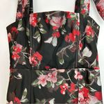 LPA Zelmira Floral Sleeveless Peplum Midi Flounce Dress Size Small Photo 4