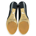 Heyraud | 38.5 | Black Mesh Copper Leaf Embellished Clear Heel Slip Photo 10