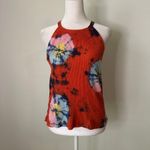 Free People We the Free () blue & orange tie-dye ribbed tank top size XL Photo 1