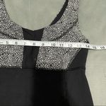 Lululemon  Wrapper’s Delight Black White Floral Tank EUC Size 6 Photo 1