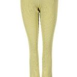 Pink Rose Pull On Ribbed Pants Lime Green L Photo 0