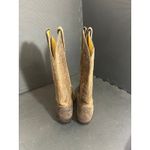 Justin Boots Justin L4935 Bay Apache Western Cowboy Boots Women's Leather Size 5.5 C Wide Photo 4