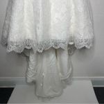 Allure Bridal 9004 Lace And Satin Strapless Sweetheart Mermaid Wedding Dress White Size 6 Photo 3