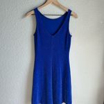 💙Y2K Roberta Royal Blue Glitter Fitted Mini Dress Photo 3