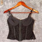 Free People Intimately Mesh Hoop N Look Closure Goth Gruge Festival Size M Black Size M Photo 0