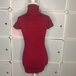 Heart N Crush Knit Mock Neck Mini Dress Size Medium Pink Photo 3