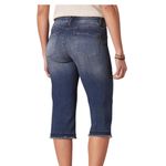 Democracy  Denim Ab Solution Fray Hem Blue Jean Capri Skimmer Womens 12 Photo 4