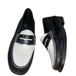 NEW G.H. Bass Whitney Weejuns Loafers Black White Leather 5.5 Photo 9