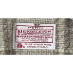 Pendleton  Women's Blazer 70s Womens's Size 6 Petite 100% Wool Tan Plaid Vintage Photo 2